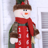 Maxbell Christmas Advent Calendar Count-Down to Christmas for Holiday Reusable Snowman