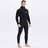 Maxbell Mens Wetsuits Jumpsuit Full Body Neoprene 5mm Keep Warm for Snorkeling L