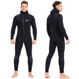 Maxbell Mens Wetsuits Jumpsuit Full Body Neoprene 5mm Keep Warm for Snorkeling XL