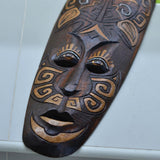 Maxbell Antique Old Collectible Decorative Hand Carved Wood African Masks  K-50CM