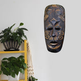 Maxbell Antique Old Collectible Decorative Hand Carved Wood African Masks  K-50CM