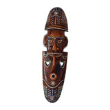 Maxbell Antique Old Collectible Decorative Hand Carved Wood African Masks  E-50CM