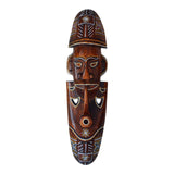 Maxbell Antique Old Collectible Decorative Hand Carved Wood African Masks  E-50CM