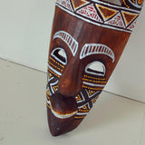 Maxbell Antique Old Collectible Decorative Hand Carved Wood African Masks  D-30CM