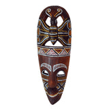 Maxbell Antique Old Collectible Decorative Hand Carved Wood African Masks  D-30CM