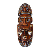 Maxbell Antique Old Collectible Decorative Hand Carved Wood African Masks  E-30CM