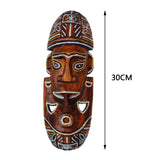 Maxbell Antique Old Collectible Decorative Hand Carved Wood African Masks  E-30CM