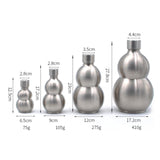 Maxbell Hip Flask Wine Pot Gourd Bottle Large Capacity for Outdoor Gift 500ML Golden