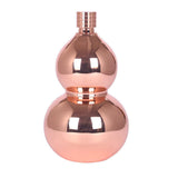 Maxbell Hip Flask Wine Pot Gourd Bottle Large Capacity for Outdoor Gift 500ML Golden