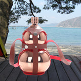 Maxbell Hip Flask Wine Pot Gourd Bottle Large Capacity for Outdoor Gift 500ML Golden