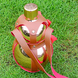 Maxbell Hip Flask Wine Pot Gourd Bottle Large Capacity for Outdoor Gift 500ML Golden