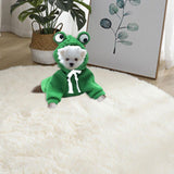 Maxbell Cute Pet Apparel Hoodie Outdoor Winter Warm Cottton for Dogs Bichon Small Green Frog M