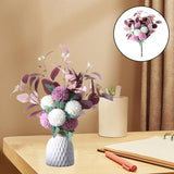 Maxbell Artificial Flower Bouquet Decoration for Wedding Party Light purple white