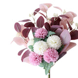 Maxbell Artificial Flower Bouquet Decoration for Wedding Party Light purple white