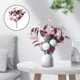 Maxbell Artificial Flower Bouquet Decoration for Wedding Party Light purple white