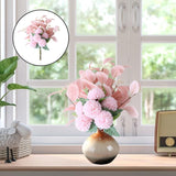 Maxbell Artificial Flower Bouquet Decoration for Wedding Party Light pink