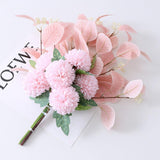 Maxbell Artificial Flower Bouquet Decoration for Wedding Party Light pink