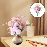 Maxbell Artificial Flower Bouquet Decoration for Wedding Party Light pink