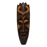 Maxbell African Mask Portraits Decoration Traditional Exotic Carved Wooden for Gift 30CM