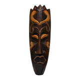 Maxbell African Mask Portraits Decoration Traditional Exotic Carved Wooden for Gift 30CM