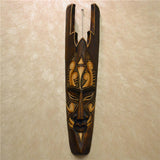 Maxbell African Mask Portraits Decoration Traditional Exotic Carved Wooden for Gift 30CM