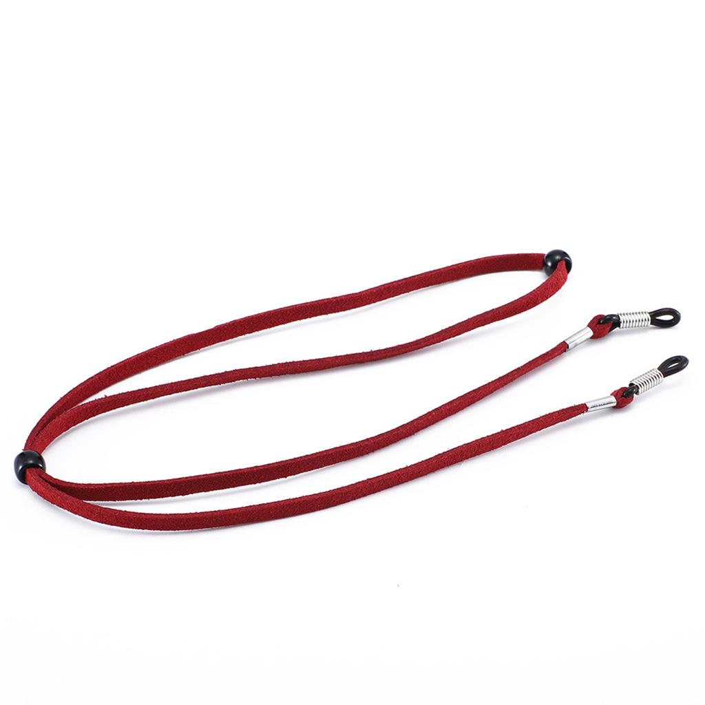 Maxbell Eyeglass Strap Non-Slip Stretchy Universal Rope Eyewear Retainer Sports Red