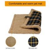 Maxbell Soft Dog Bed Pet Cushion Mattress Soft Crate Mat Warm Nest Washable 55x43cm