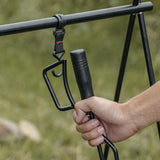 Maxbell Campfire Tongs Log Grabber Firewood Fire Pit Tool Camping Fireplace Tong