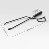 Maxbell Campfire Tongs Log Grabber Firewood Fire Pit Tool Camping Fireplace Tong