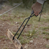Maxbell Campfire Tongs Log Grabber Firewood Fire Pit Tool Camping Fireplace Tong