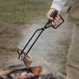 Maxbell Campfire Tongs Log Grabber Firewood Fire Pit Tool Camping Fireplace Tong