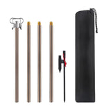 Maxbell Camping Lantern Stand Telescopic Lamp Rack for Backpacking Picnic Brown