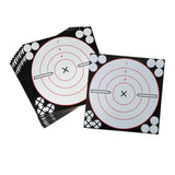 Maxbell 10Pcs Target Paper Stickers Reactive Bullseye for Shooting Training Shot