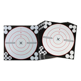 Maxbell 10Pcs Target Paper Stickers Reactive Bullseye for Shooting Training Shot