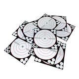 Maxbell 10Pcs Target Paper Stickers Reactive Bullseye for Shooting Training Shot