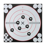 Maxbell 10Pcs Target Paper Stickers Reactive Bullseye for Shooting Training Shot