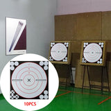 Maxbell 10Pcs Target Paper Stickers Reactive Bullseye for Shooting Training Shot