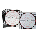 Maxbell 10Pcs Target Paper Stickers Reactive Bullseye for Shooting Training Shot