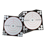 Maxbell 10Pcs Target Paper Stickers Reactive Bullseye for Shooting Training Shot