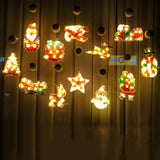 Maxbell Window Hanging Lights Decor for Living Room Bedroom Kid Five-pointed star