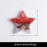 Maxbell Window Hanging Lights Decor for Living Room Bedroom Kid Five-pointed star