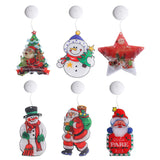 Maxbell Window Hanging Lights Decor for Living Room Bedroom Kid Snownman