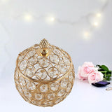 Maxbell Large Crystal Case Beauty Box Make up Jewelry Cosmetic Nail Storage Box Crystal 10cm