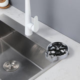 Maxbell Automatic Faucet Glass Rinser Milk Bottle Washer for Baby Bottle Bar Glass with Silver Sink