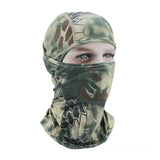 Maxbell Full Face Mask Neck Hood Hat Ski Riding Running Cycling Jungle Color