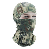 Maxbell Full Face Mask Neck Hood Hat Ski Riding Running Cycling Jungle Color