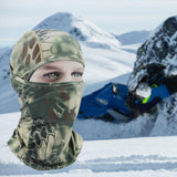 Maxbell Full Face Mask Neck Hood Hat Ski Riding Running Cycling Jungle Color