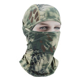 Maxbell Full Face Mask Neck Hood Hat Ski Riding Running Cycling Jungle Color