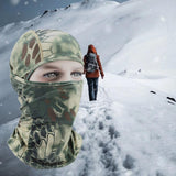 Maxbell Full Face Mask Neck Hood Hat Ski Riding Running Cycling Jungle Color