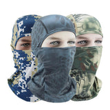 Maxbell Full Face Mask Neck Hood Hat Ski Riding Running Cycling Jungle Color